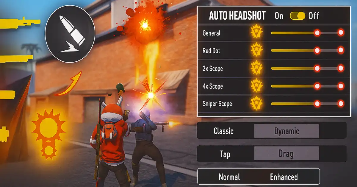 Free Fire Best Headshot Sensitivity Settings
