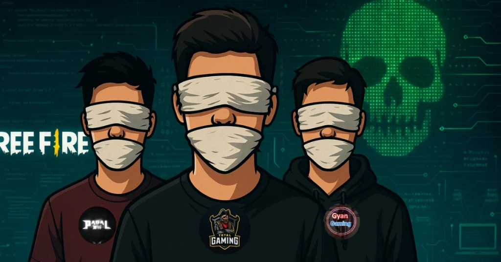 Top 8 Free Fire YouTubers Caught Using Hacks