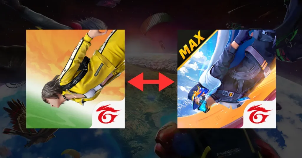 free fire india and free fire max logo