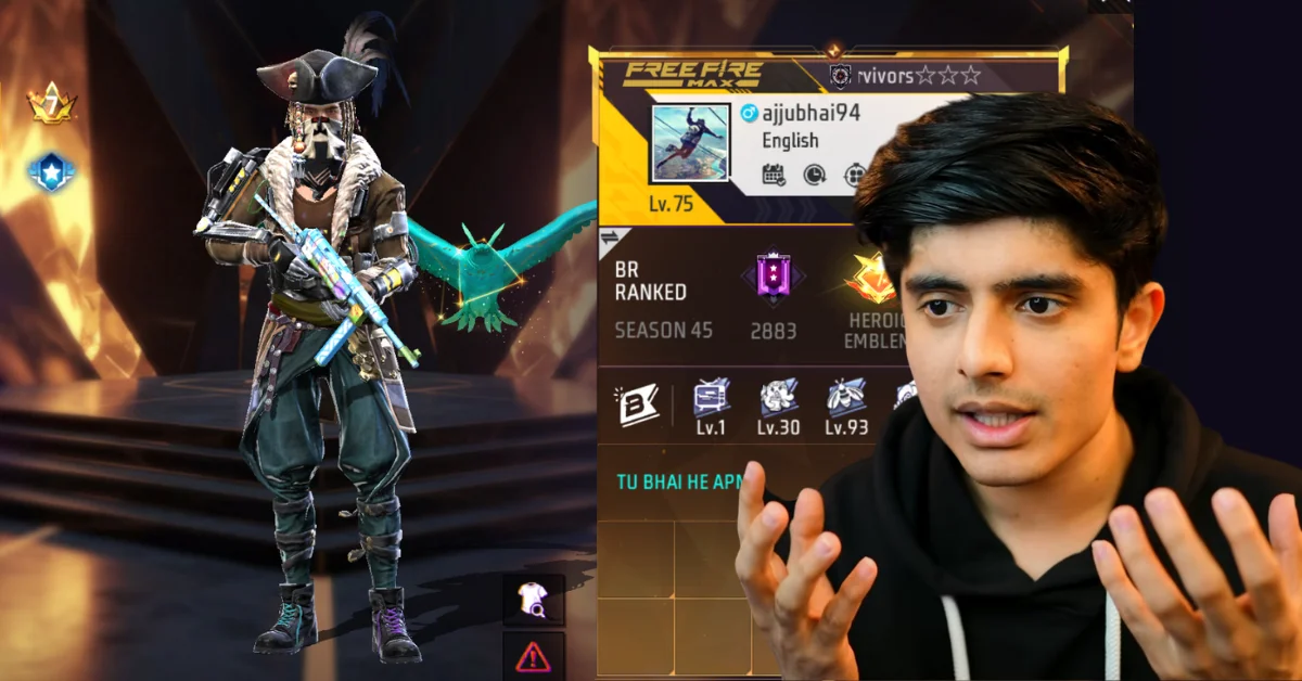 Ajjubhai (Total Gaming) Free Fire UID