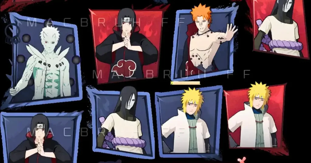 Free Fire Naruto Chapter 2 all bundles
