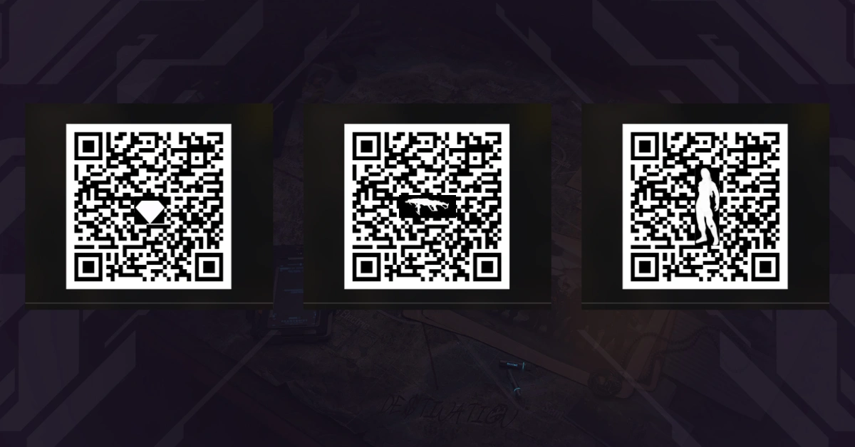 Free Fire QR Code Scan to View Profiles & Claim Rewards