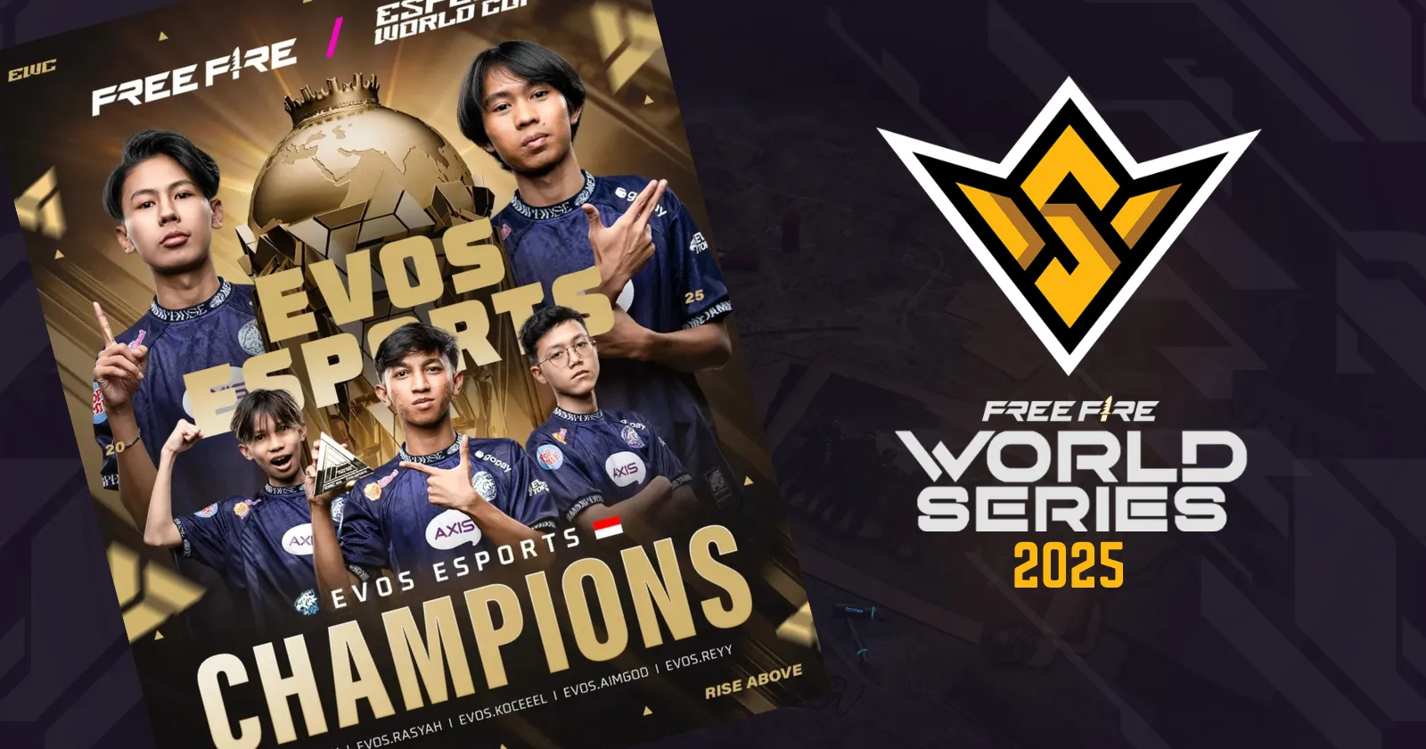 Free Fire World Cup 2025 Winner EVOS Esports