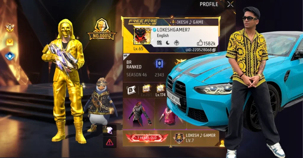 Lokesh Gamer Free Fire UID