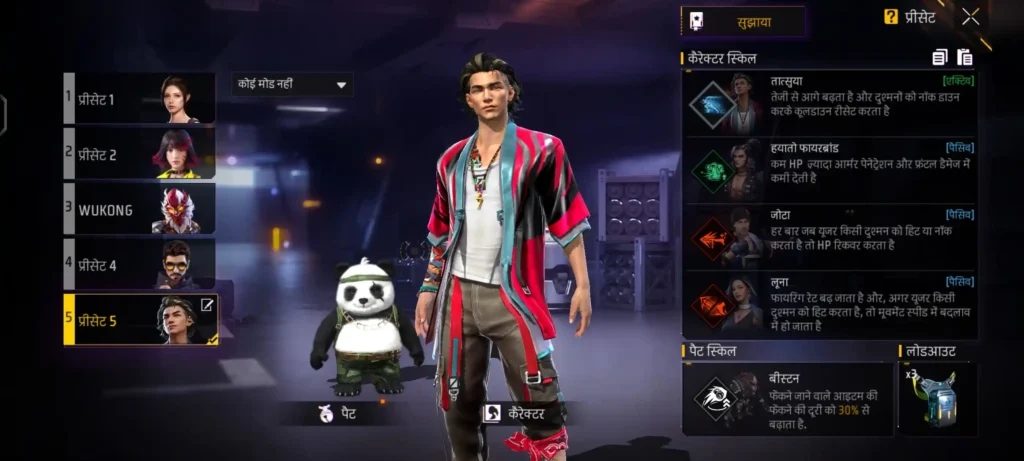 Tatsuya,Hayato, Luna, Jota combination