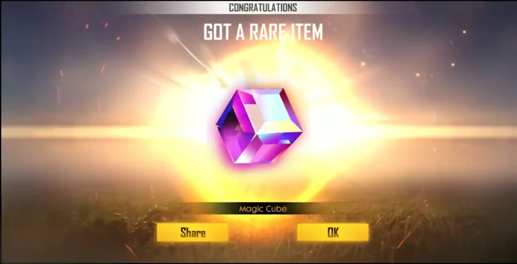 free fire magic cube old