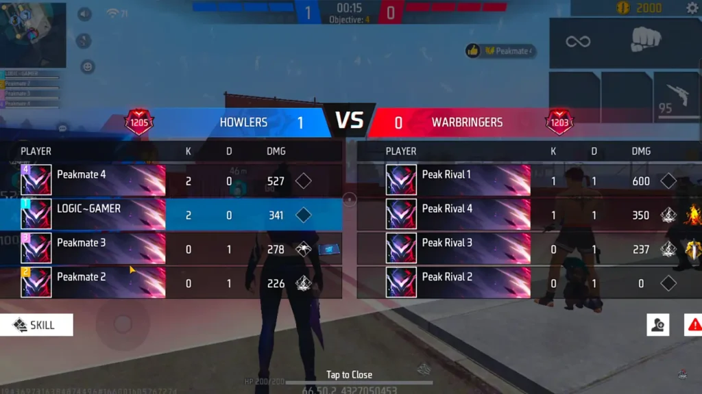 New Game Mode: CS Peak after free fire ob50 udpate