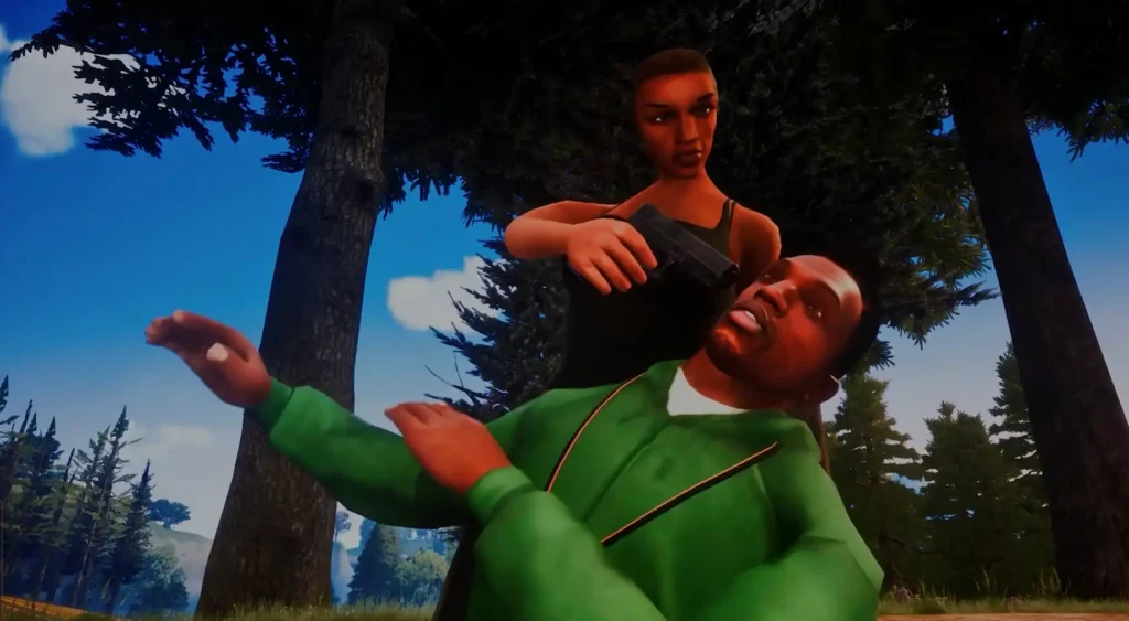 CJ Falling for Catalina