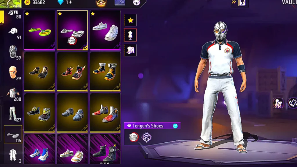Free Fire Best Free Gold Royale Outfit dress combination 2