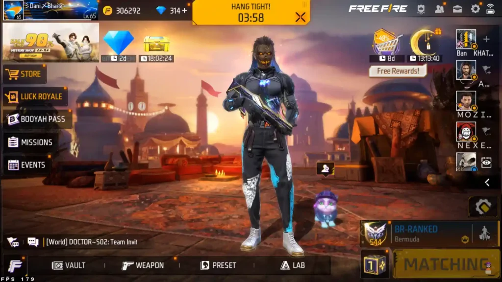 Free Fire Emulator Matchmaking Solution