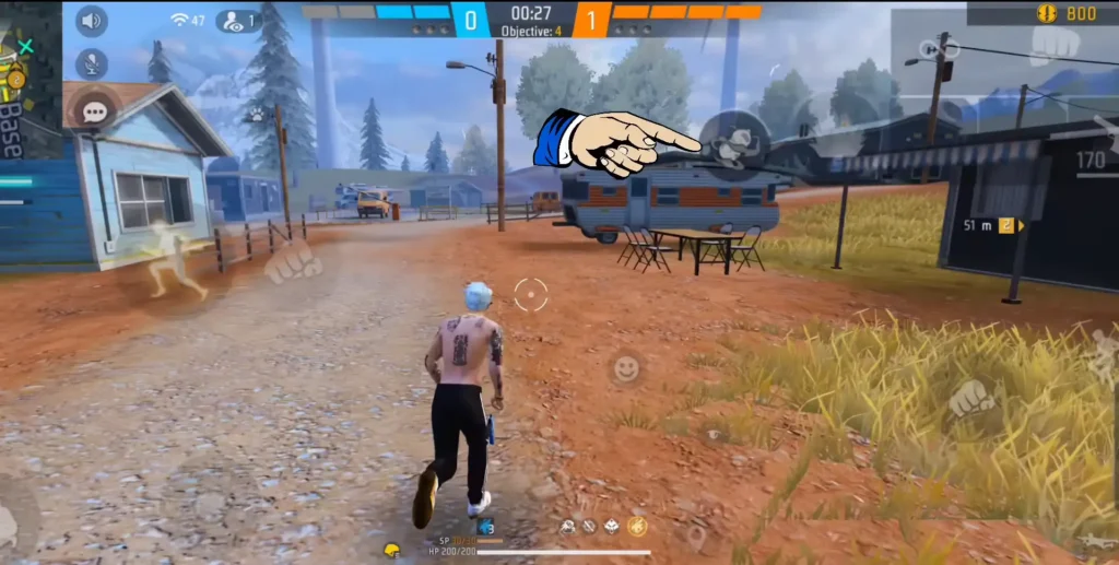 Sand Shield use in free fire