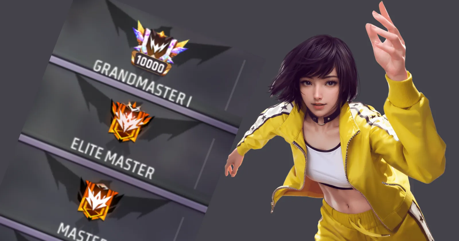 free fire br rank puch best character skill combination