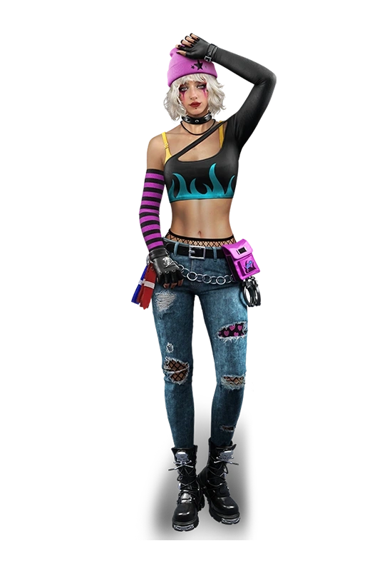 Free Fire Dasha Character