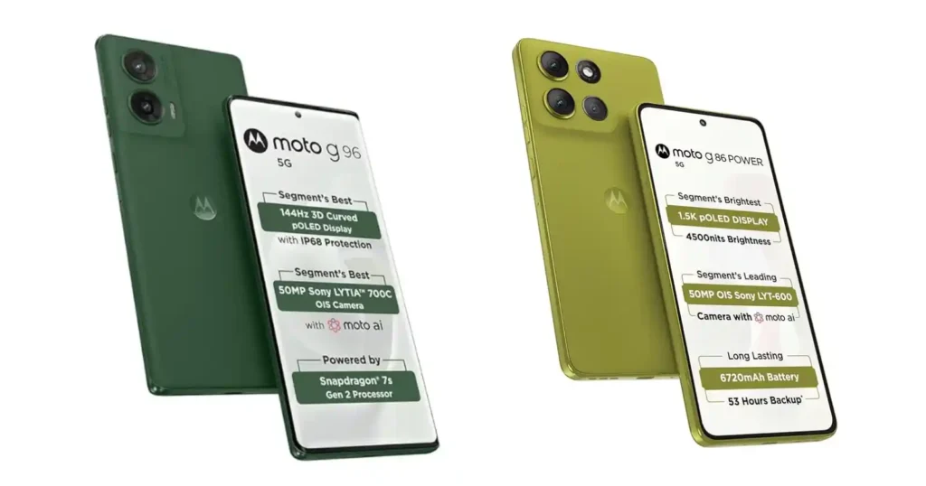 Motorola G96 vs G86 Power