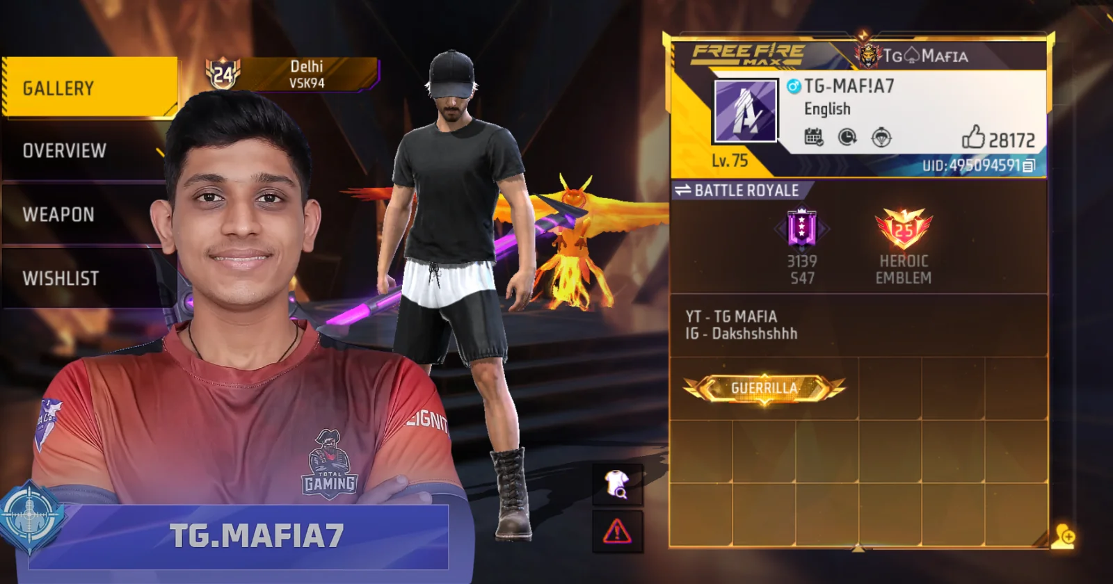 TG Mafia Free Fire UID