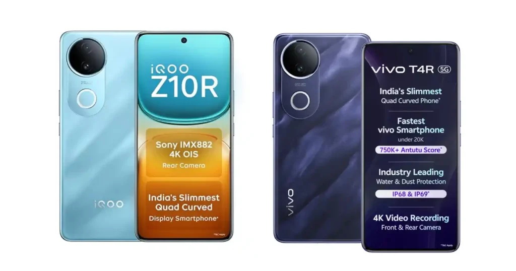 iQOO Z10R and Vivo T4R