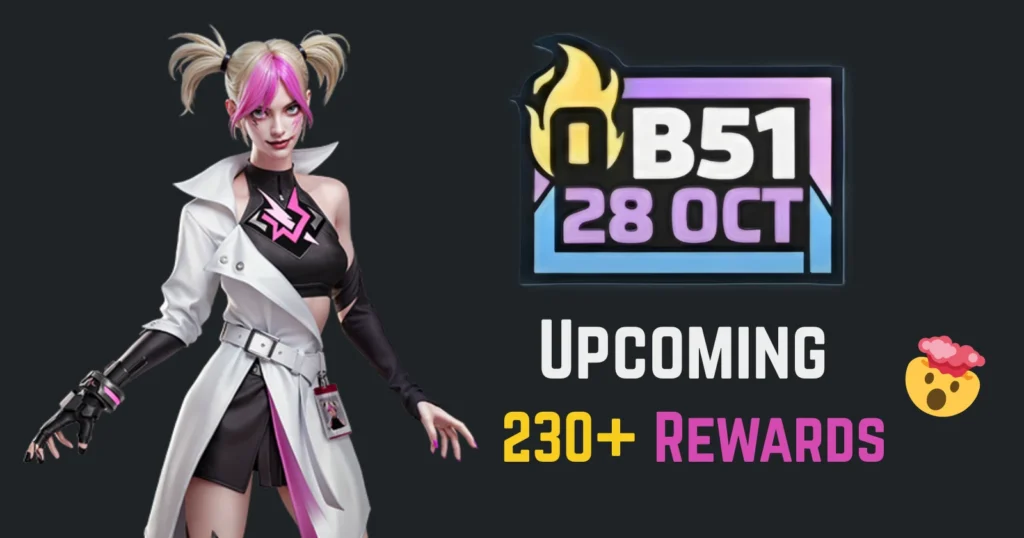 Free Fire OB51 Update Rewards List