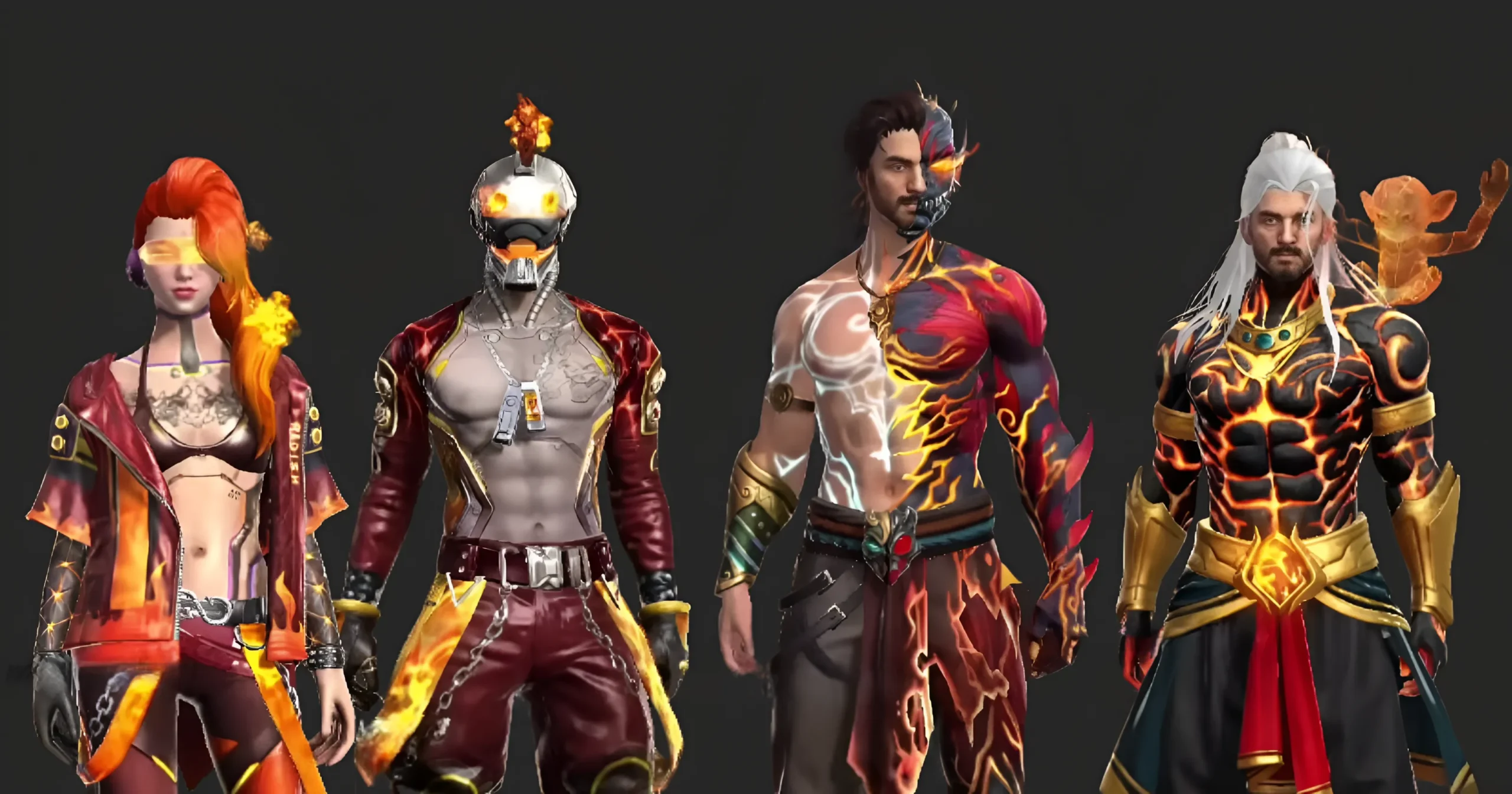 Free Fire New Volcanic Might Bundle