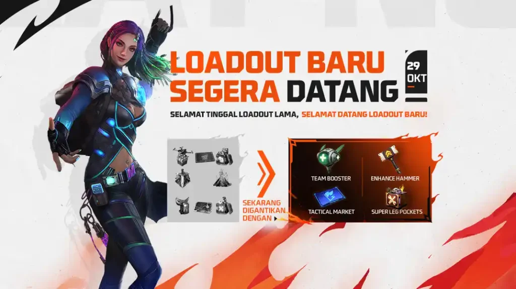 free fire new loadout