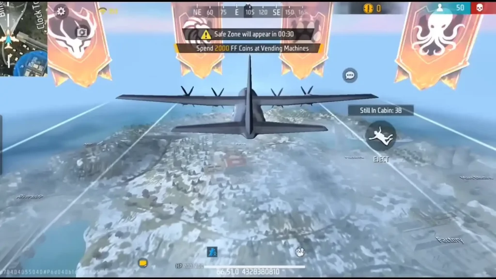 Free Fire New Plane Cabin and Map Changes in ob51 update