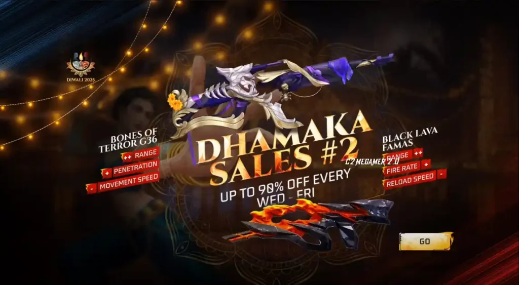 free fire new dhamaka sale 2 mystery shop