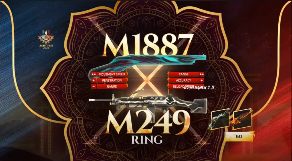 Ring Event: M1887 and M249 Gun Skins