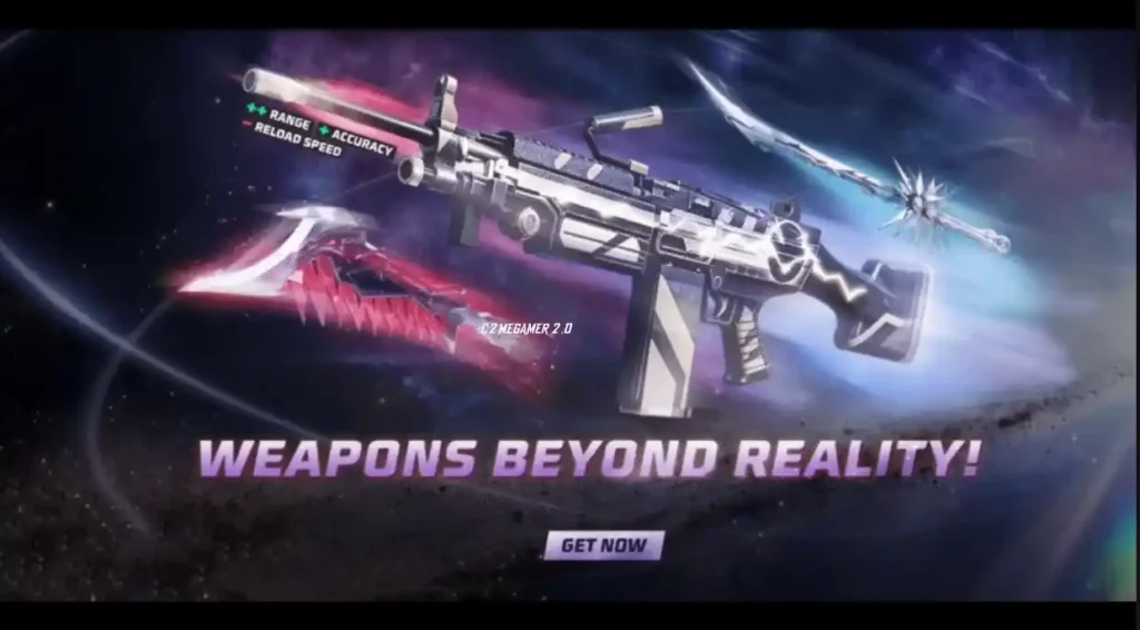 free fire Cosmic Collection: M249 and Katana Skins banner