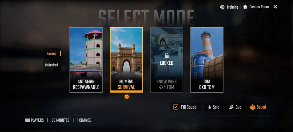 map and game mode in scarfall 2.0