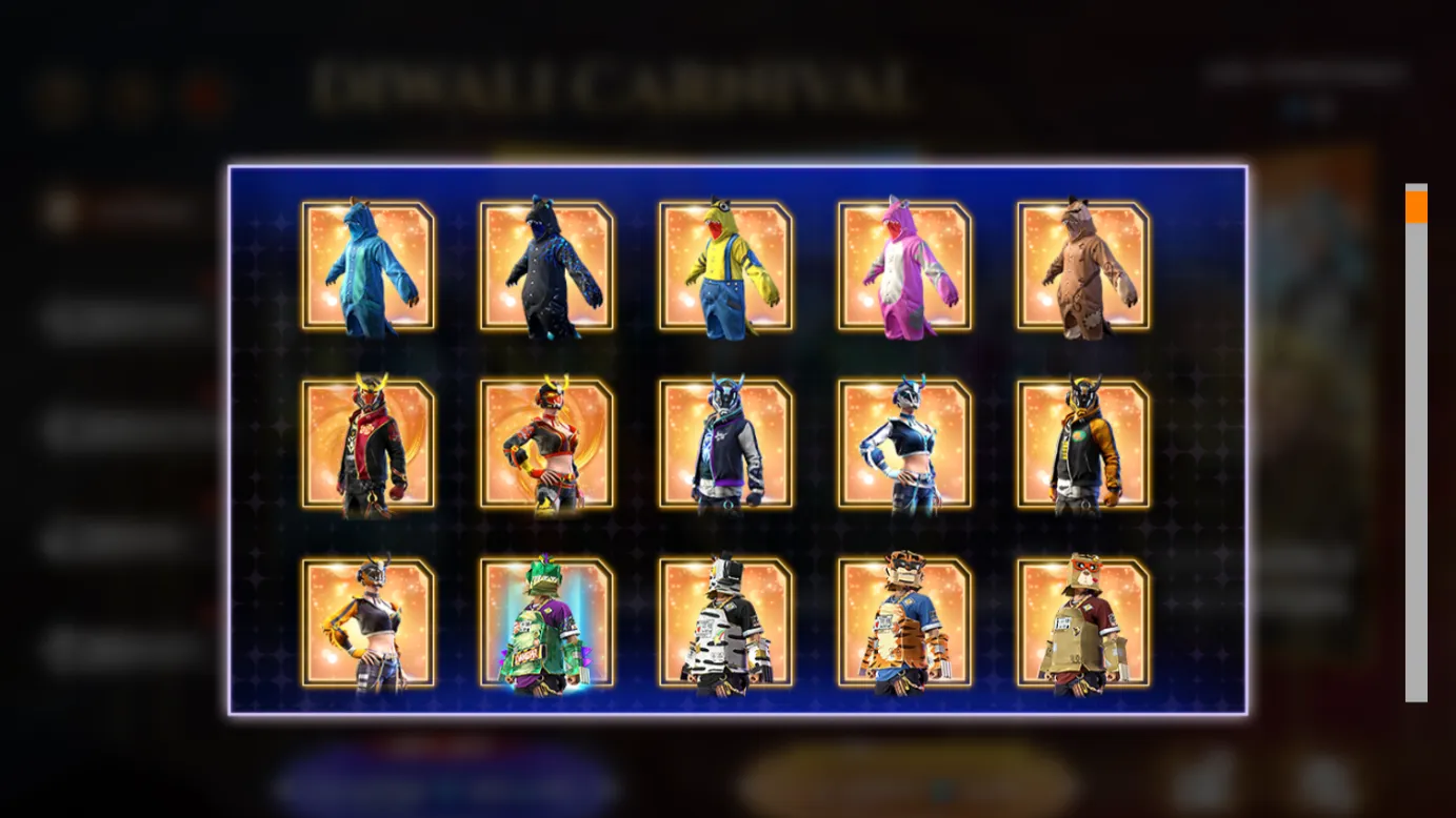 free fire diwali carnival event