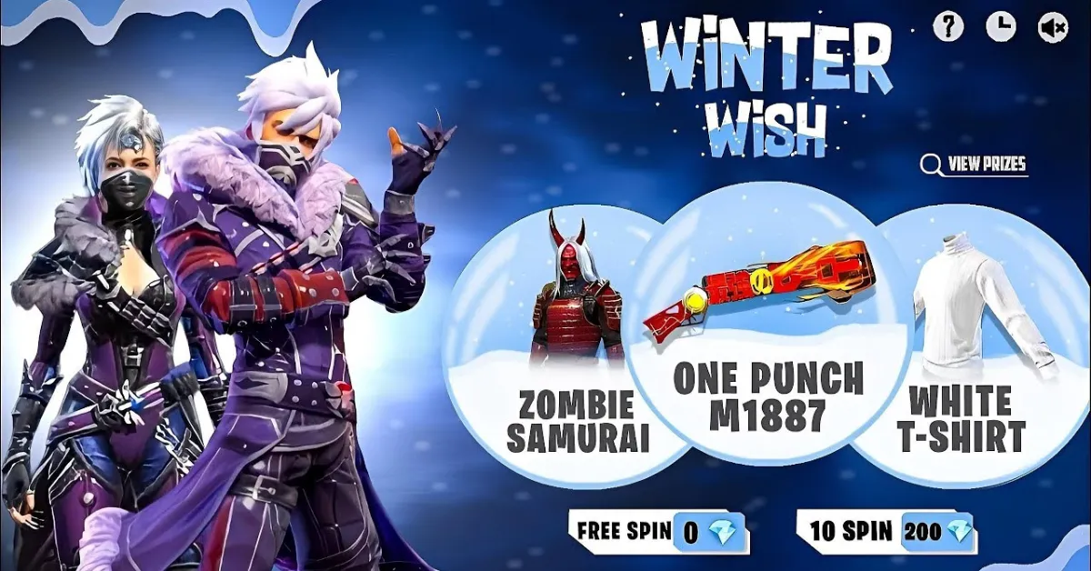 Free Fire Winterland Event 2025