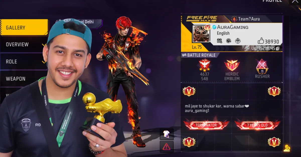 Gaming Aura Free Fire UID