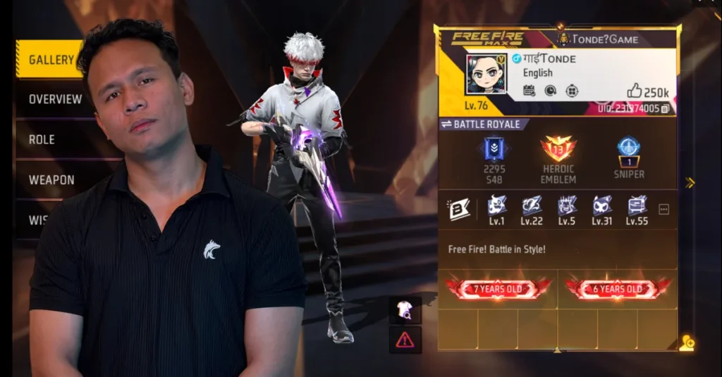 Tonde Gamer Free Fire UID