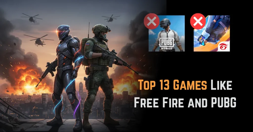 Top 13 Games Like Free Fire and PUBG